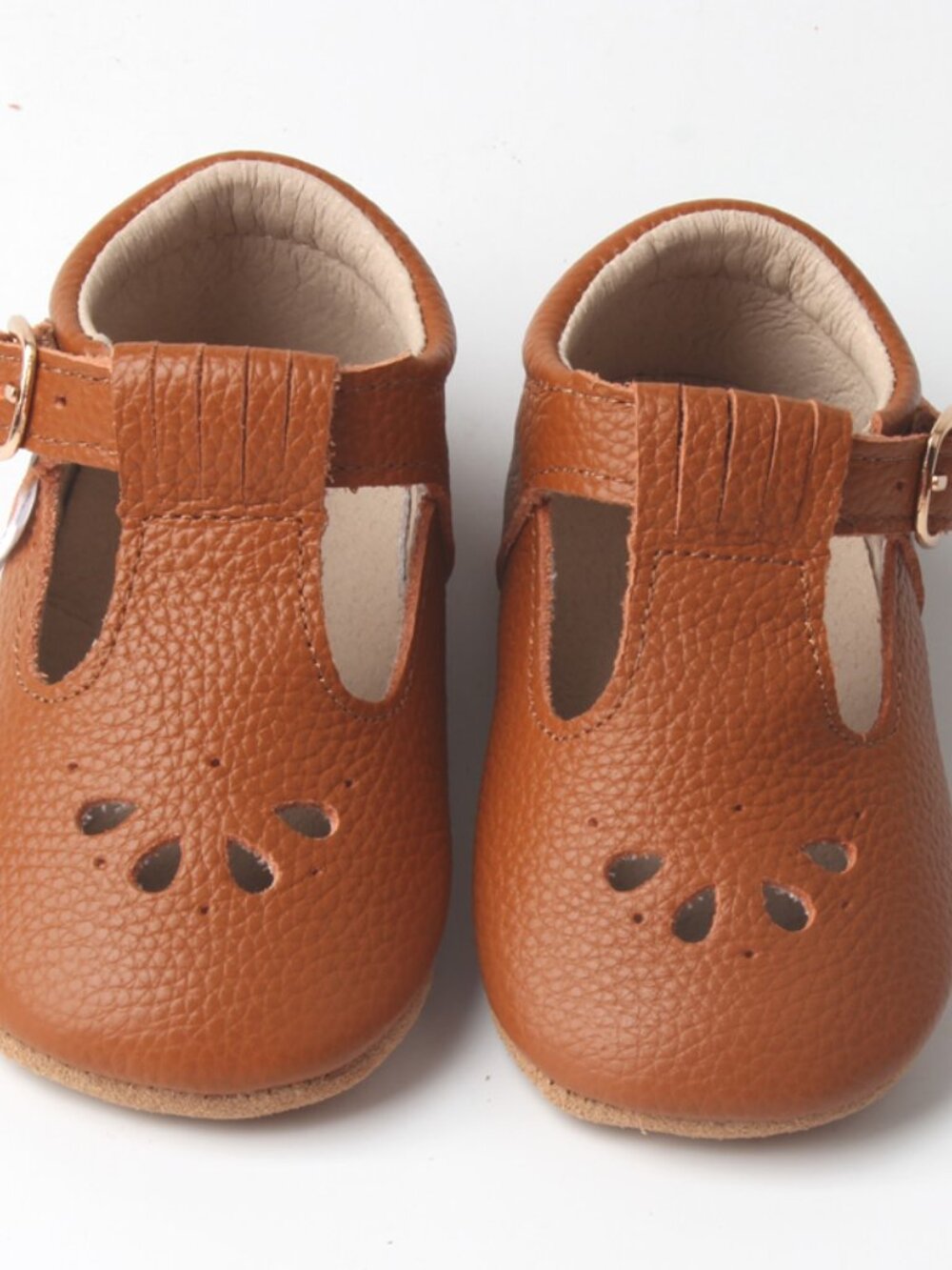 Hook & Loop Toddler Brown Baby Shoes toddler shoes baby moccasins Baby Mary Jane